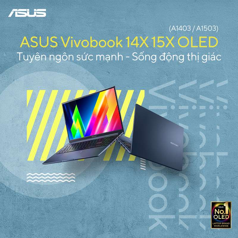 Laptop ASUS VivoBook 14X A1403ZA-KM161W - Chính hãng - I5-12500H/8GB/256GB PCIE/14.0 WQXGA OLED/WIN11/XANH 8 7
