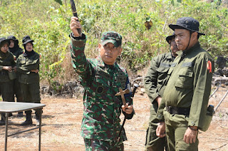 Dandim 1407/Bone,Tinjau pelaksanaan Pelatihan Bela Negara Hari ke Dua