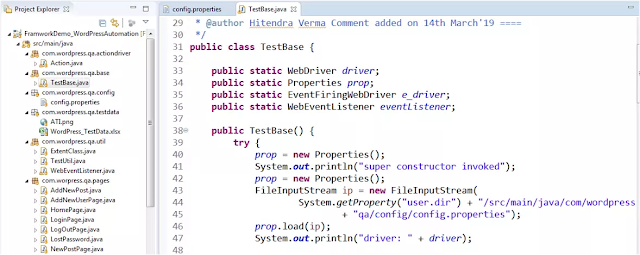 Automation Testing Insider: Selenium Data Driven Framework with POM