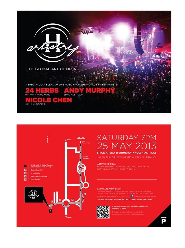 Details to the super clubbing event H-Artistry 2013 in Penang