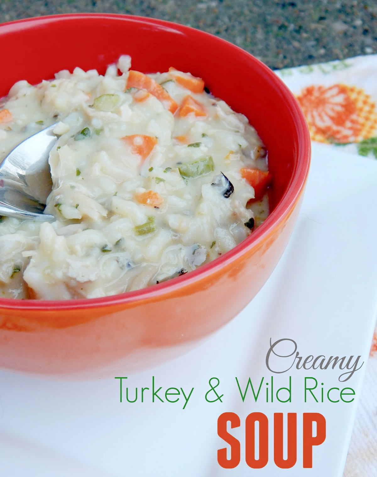 Creamy Turkey & Wild Rice Soup Ally's Sweet & Savory Eats