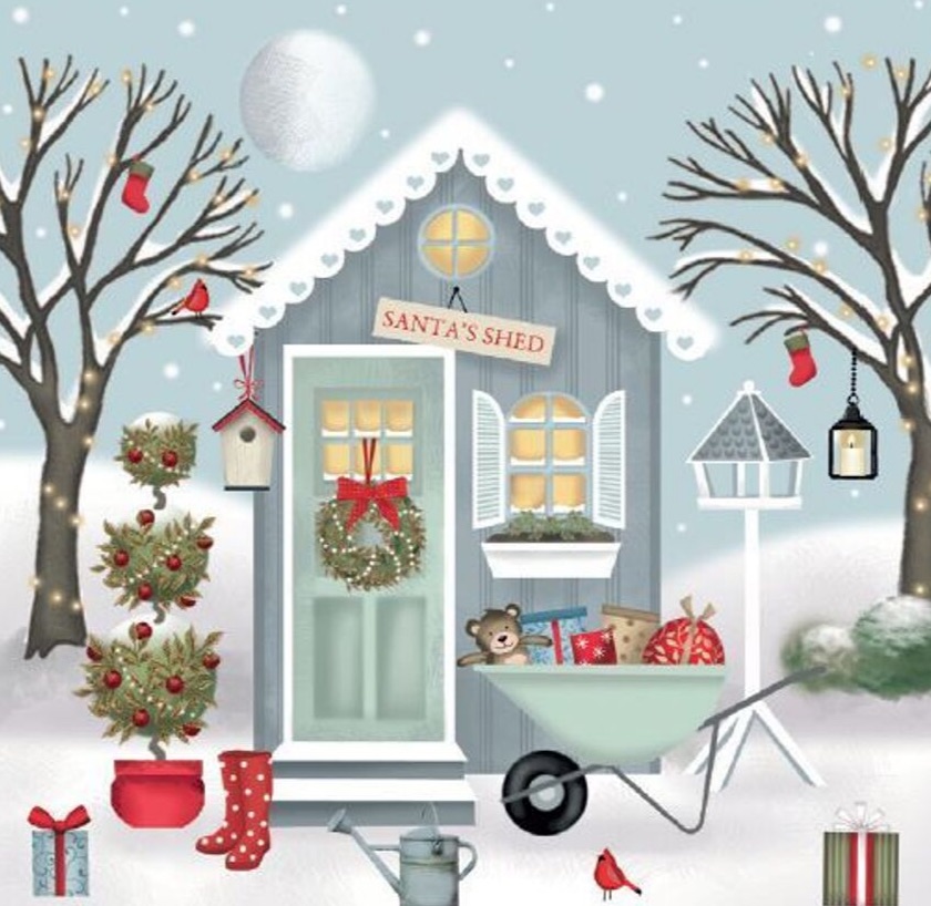 Shedworking Shed Christmas cards