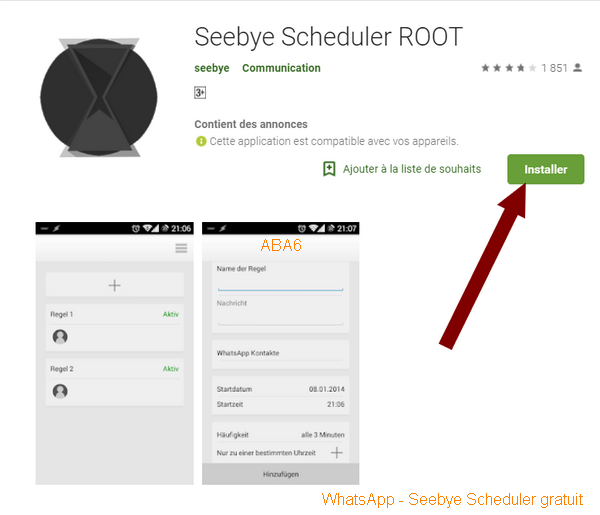 كيفية جدولة رسائل الواتساب WhatsApp - Seebye Scheduler gratuit كيفية جدولة رسائل الواتساب WhatsApp - Seebye Scheduler gratuit