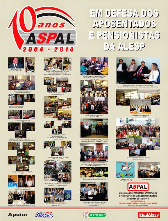 10º ANIVERSÁRIO DA ASPAL