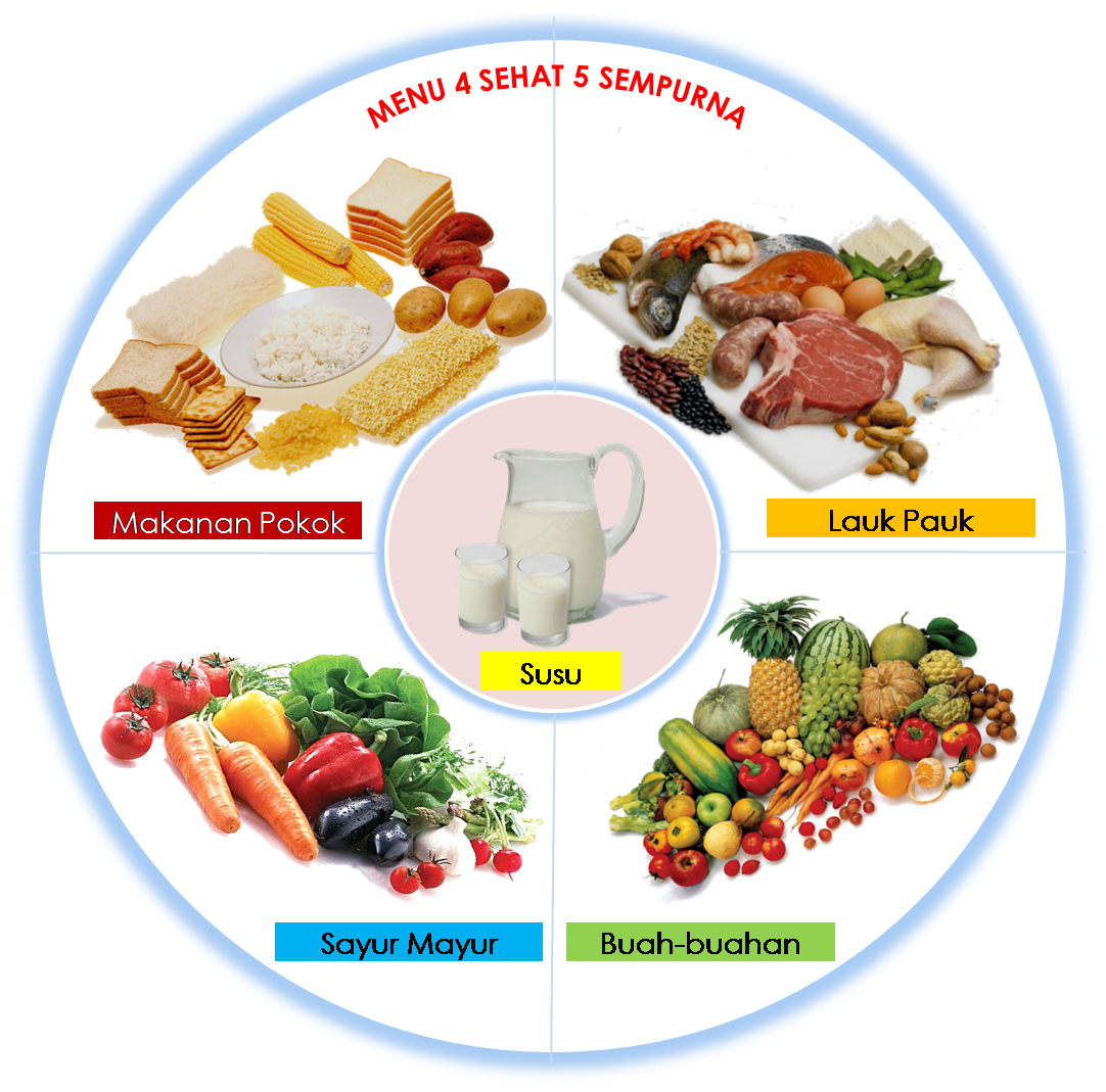  GAMBAR  PIRAMIDA MAKANAN  DAN 4 SEHAT 5 SEMPURNA freewaremini