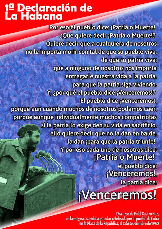 Antorcha Encendida ¡Patria o Muerte! ¡VENCEREMOS!