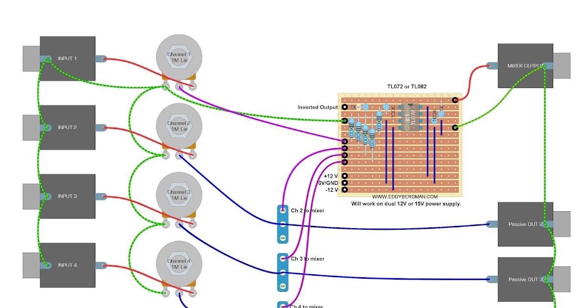 Eddy Synthesizer Build part17 MIXER and PASSIVE
