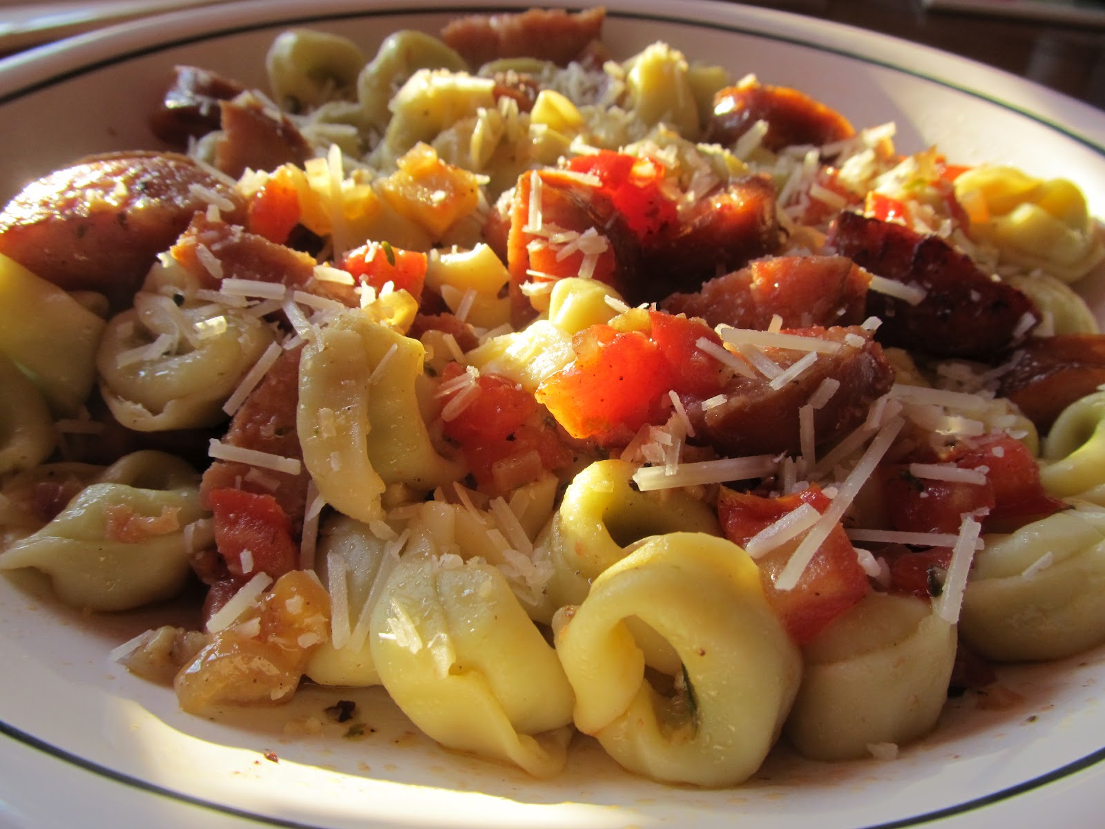 You, Me and B Smoked Sausage and Tortellini