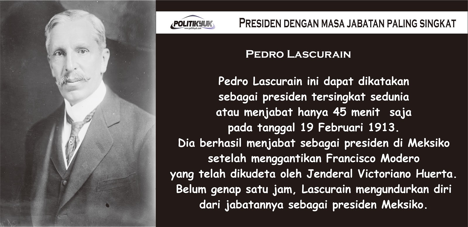Politikyuk Presiden Dengan Masa Jabatan Tersingkat Di Dunia