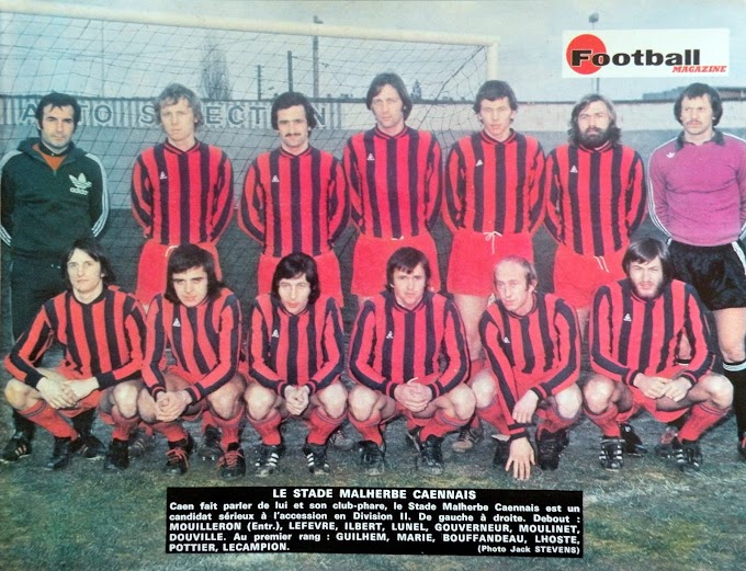 STADE MALHERBE CAENNAIS 1974-75.