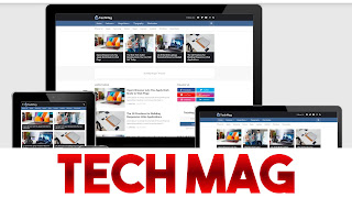 Tech Mag Blogger Template Premium Version - Perfect Theme For Tech Sites