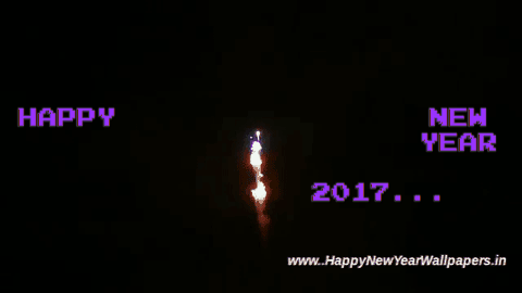 Eve wishafriend tubelife creaciones enero Happy New Year 2017 Firecracker Animated GIF Images download