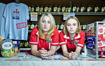 Harley Quinn Smith and Lily-Rose Melody Depp in Yoga Hosers
