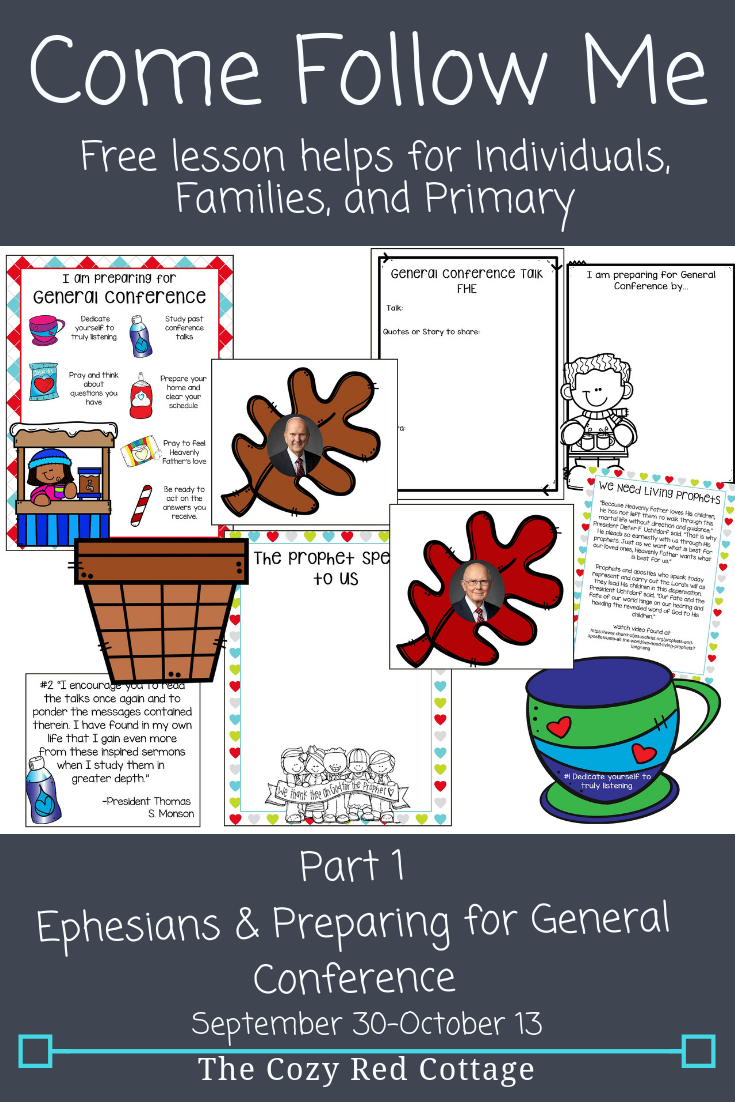 The Cozy Red Cottage Come Follow Me Ephesians (September 30October