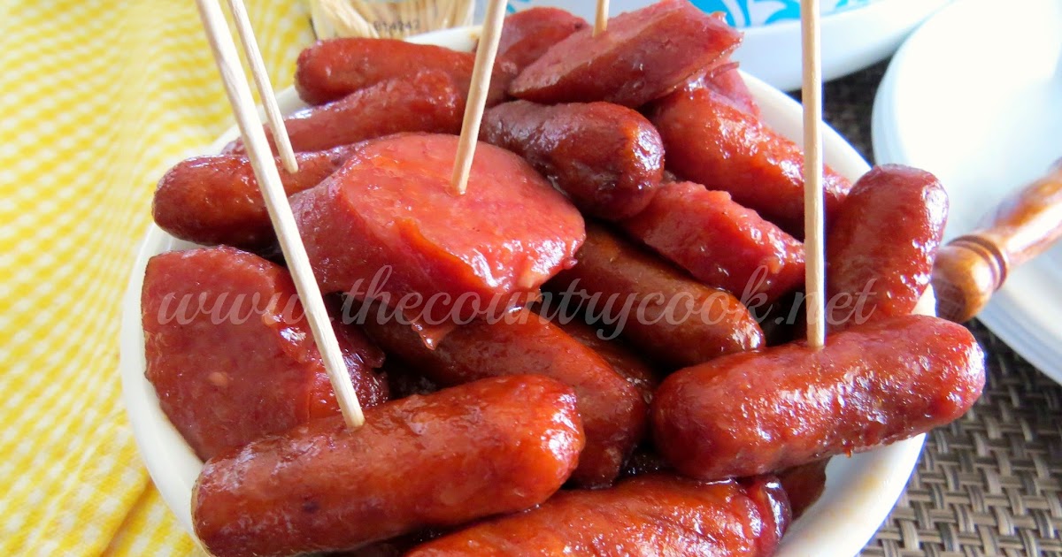 The Country Cook Crock Pot Sausage Bites