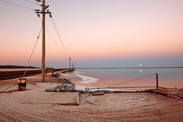 Dampier salt flats of Pilbara Dampier salt flats of Pilbara