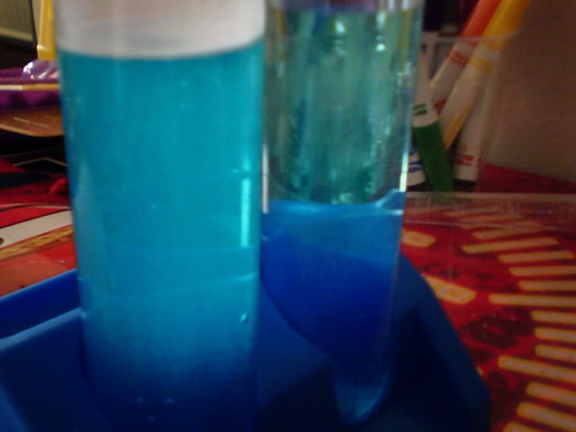 Sonshine Tot School: Warm & Cold Water Color Science Experiment #2