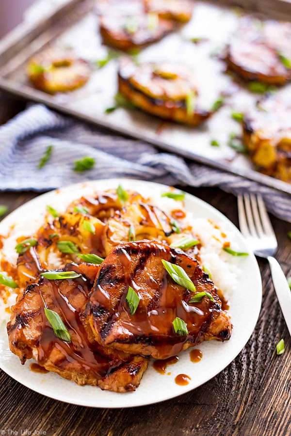 Grilled Hawaiian Pork Chops CRAVING RECIPE