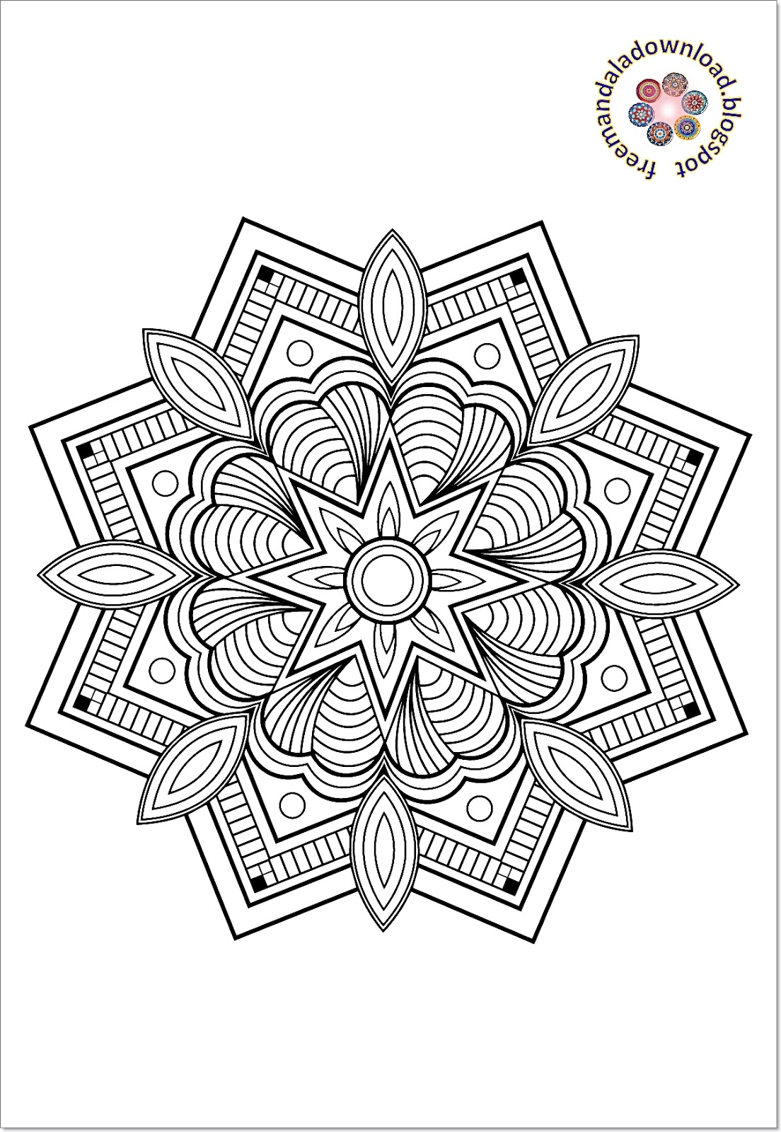 Mandalas Malvorlagen zum Drucken und Ausmalen PDF Mandalas Malvorlagen zum Drucken und Ausmalen PDF