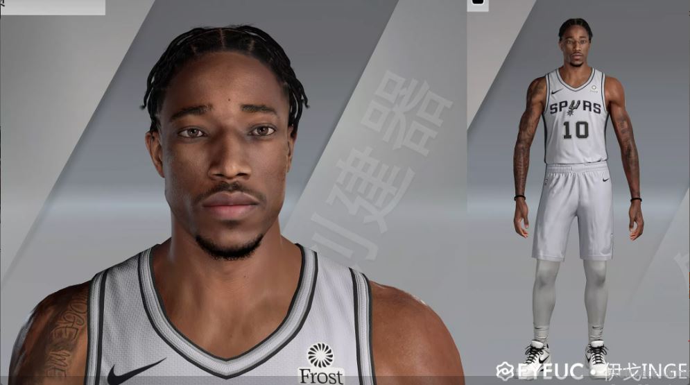 Demar Derozan Cyberface, Hair and Body Model by Igo Inge