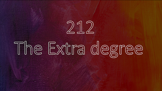 212 The Extra Degree