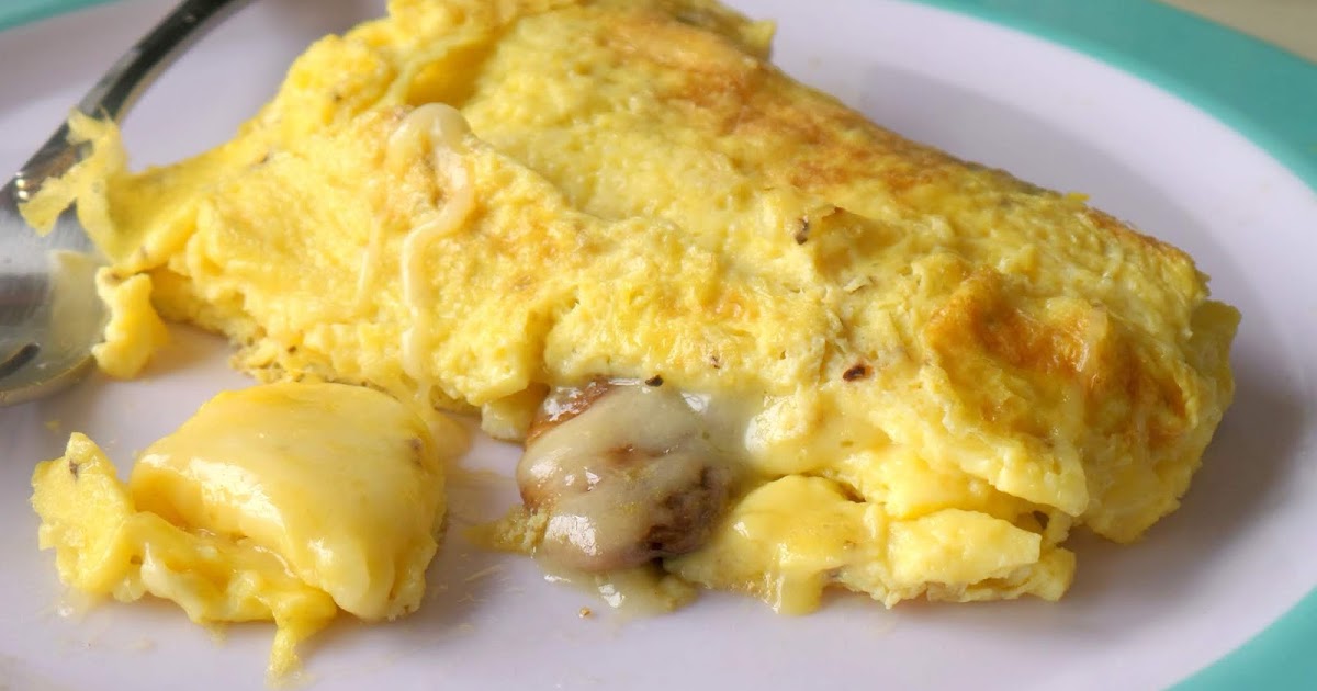 Welcome Home Blog: Cheese and Mushroom Omelet