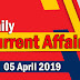Kerala PSC Daily Malayalam Current Affairs 05 Apr 2019
