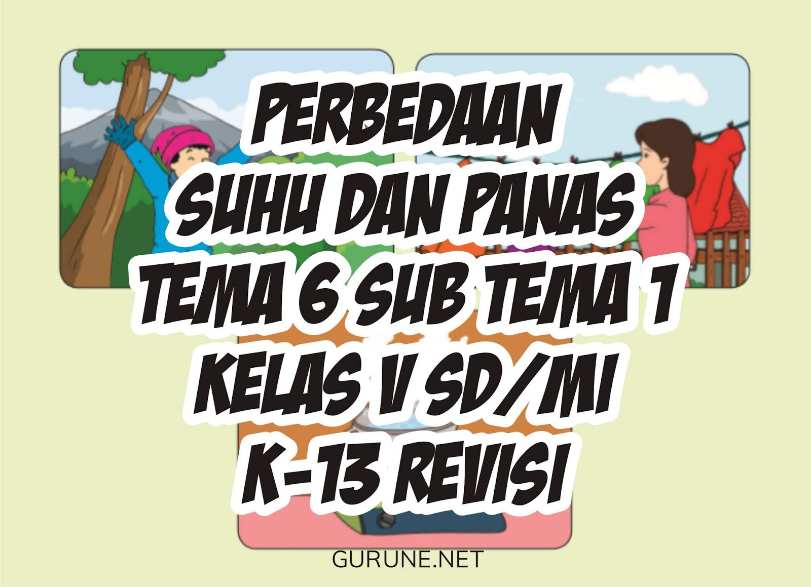 √Perbedaan Suhu dan Panas