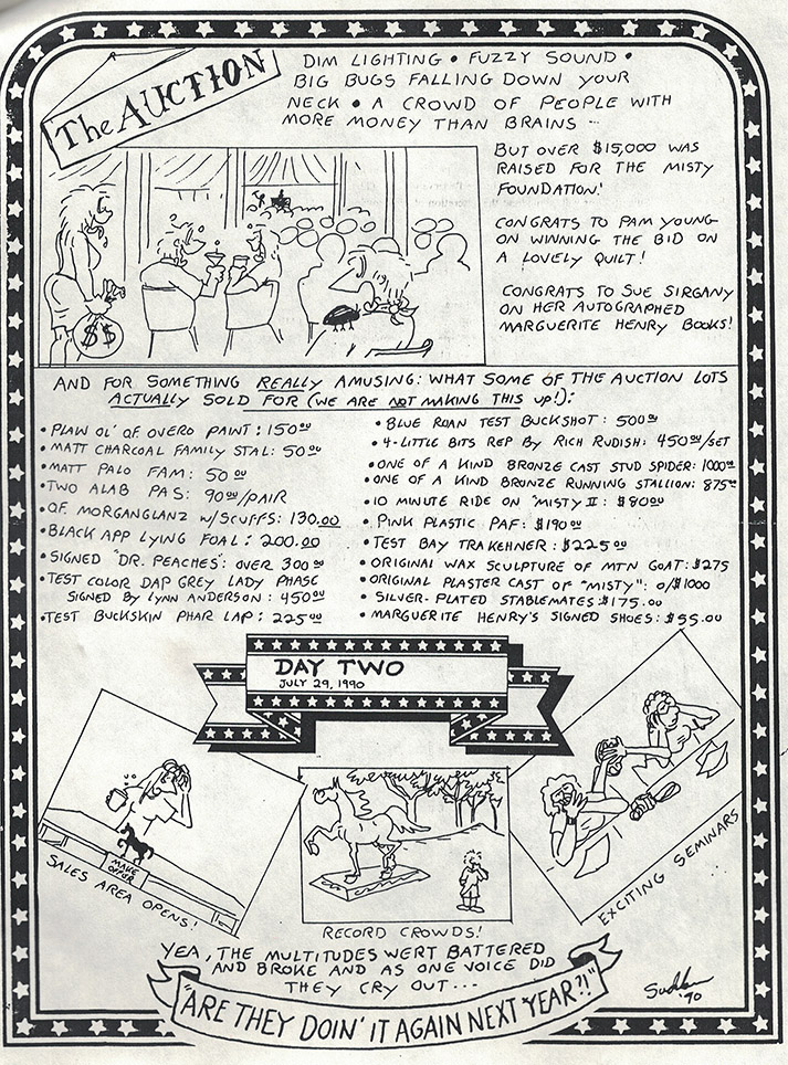 Breyer History Diva BreyerFest 1990 Page Three