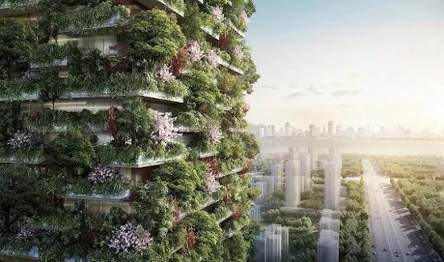 غابة عمودية بالعاصمة الإدارية غابة عمودية بالعاصمة الإدارية