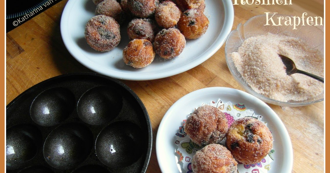 ich hab da mal was ausprobiert: Brandteig-Krapfen mit Rosinen ich hab da mal was ausprobiert: Brandteig-Krapfen mit Rosinen