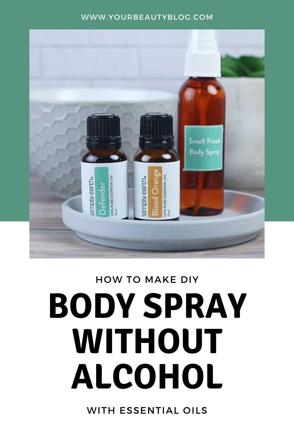 No Stink Body Spray Without Alcohol Recipe (With Essential Oils