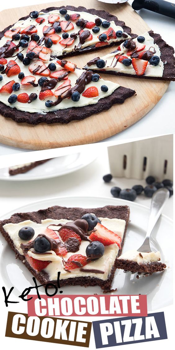 Keto Cookie Pizza Diet Healthy Recipe