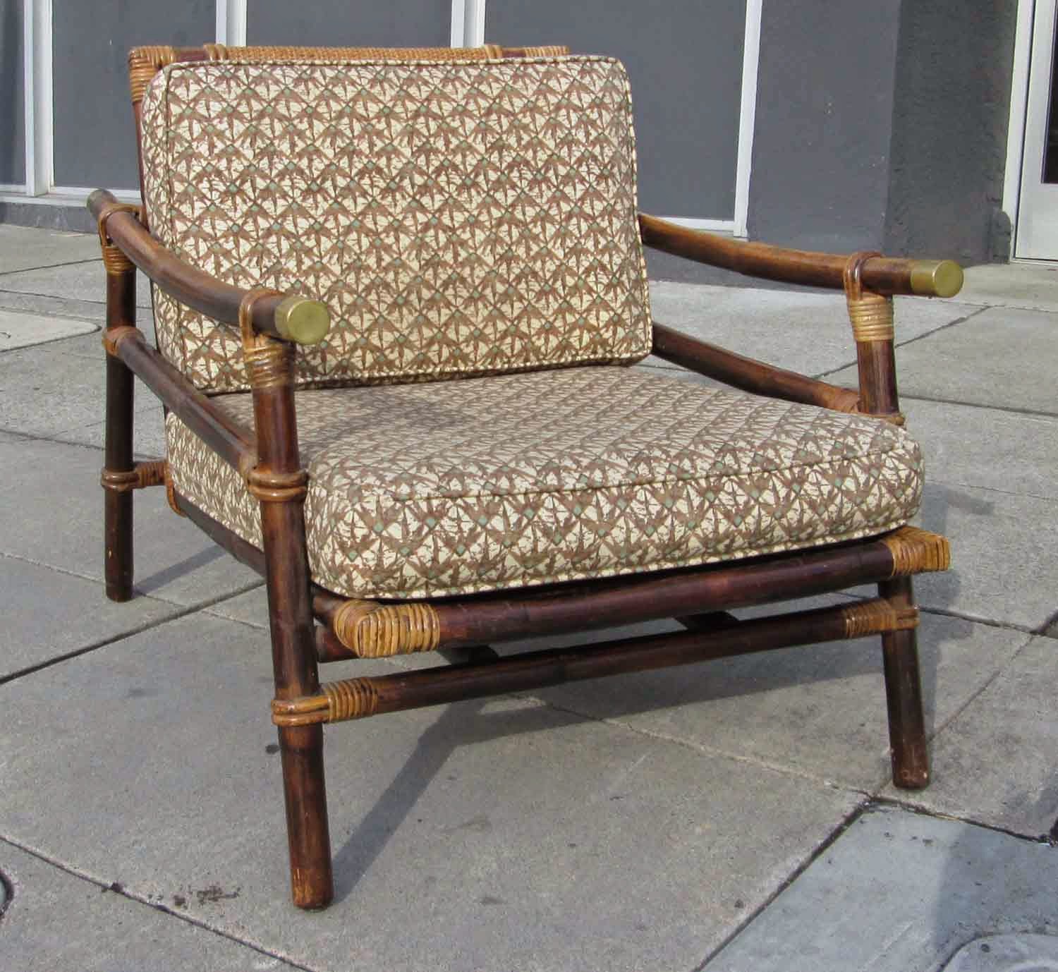 Uhuru Furniture Collectibles Sold Mid Century Rattan Chair Ficks Sold Mid Century Rattan Chair Ficks Reed Co 125