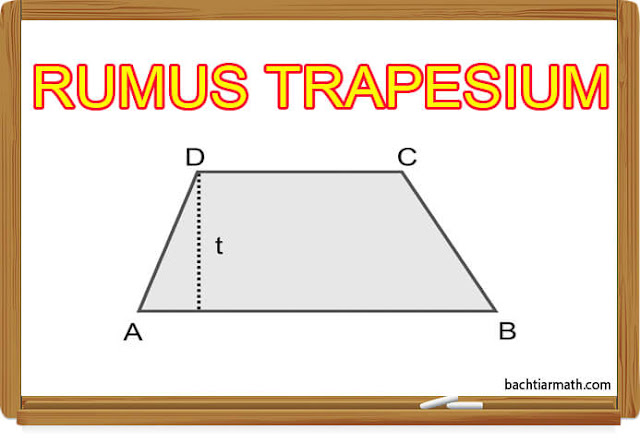 Cara mencari tinggi trapesium sama kaki