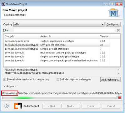 How to Build AEM project in Eclipse using AEM Archetype