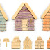 Popsicle Stick Cabins - Art Projects for Kids