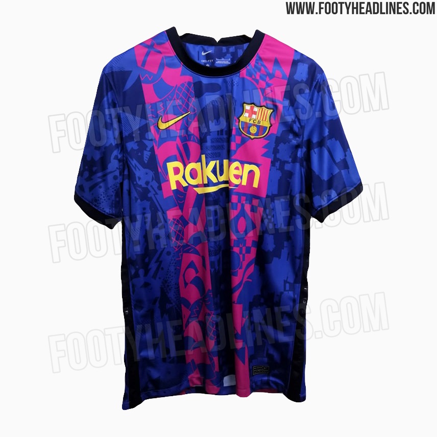 FC Barcelona 21-22 Champions League Home Kit Leaked - Footy Headlines