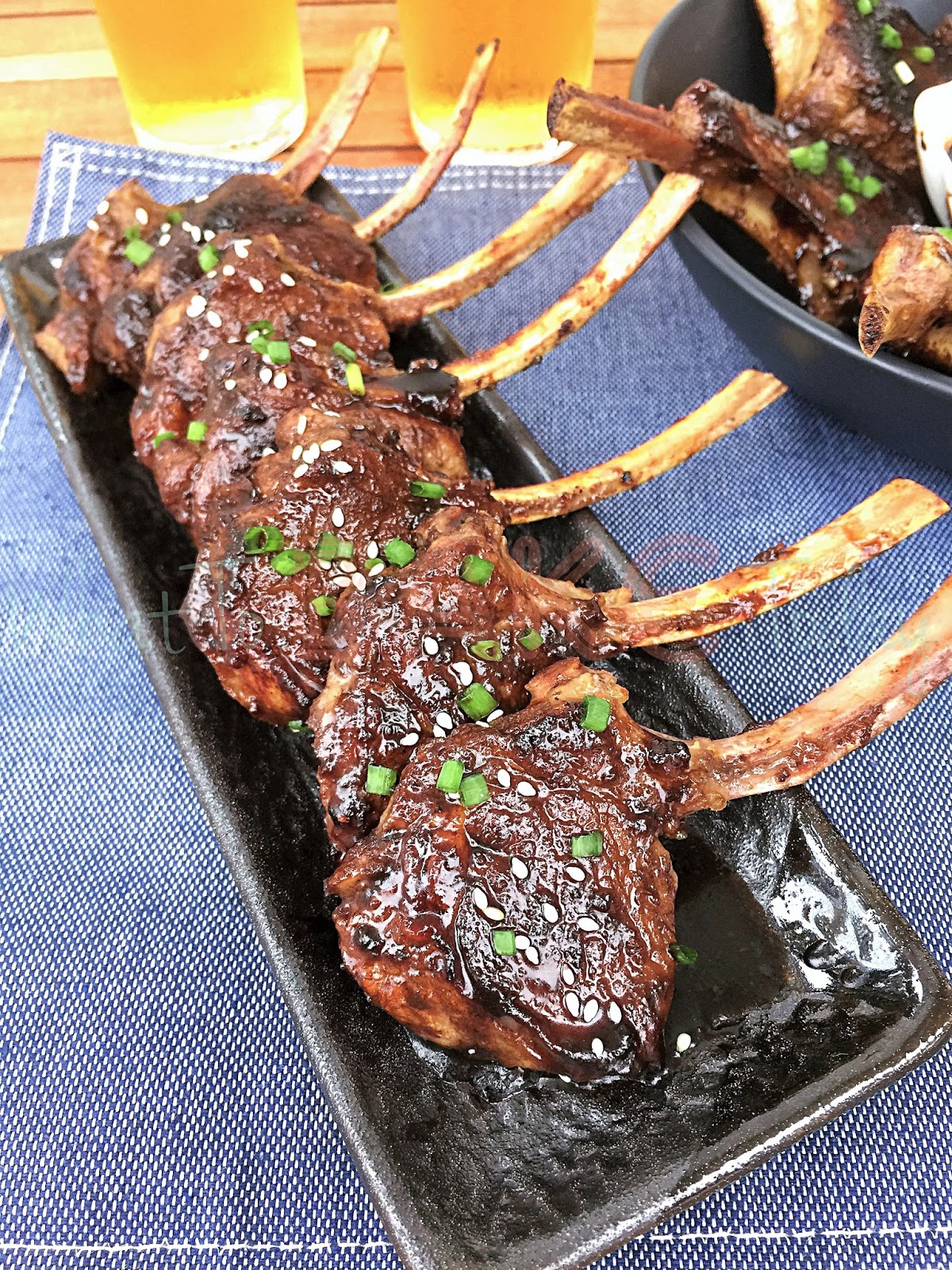 What To Bake Today Honey MisoGlazed Lamb Chop "Lollipops"