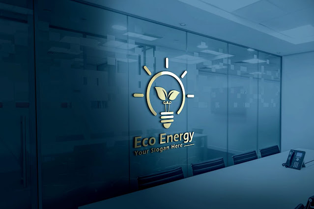 Eco Energy Light Bulb With Leaves Logo Design Free Download Eco Energy Light Bulb With Leaves Logo Design