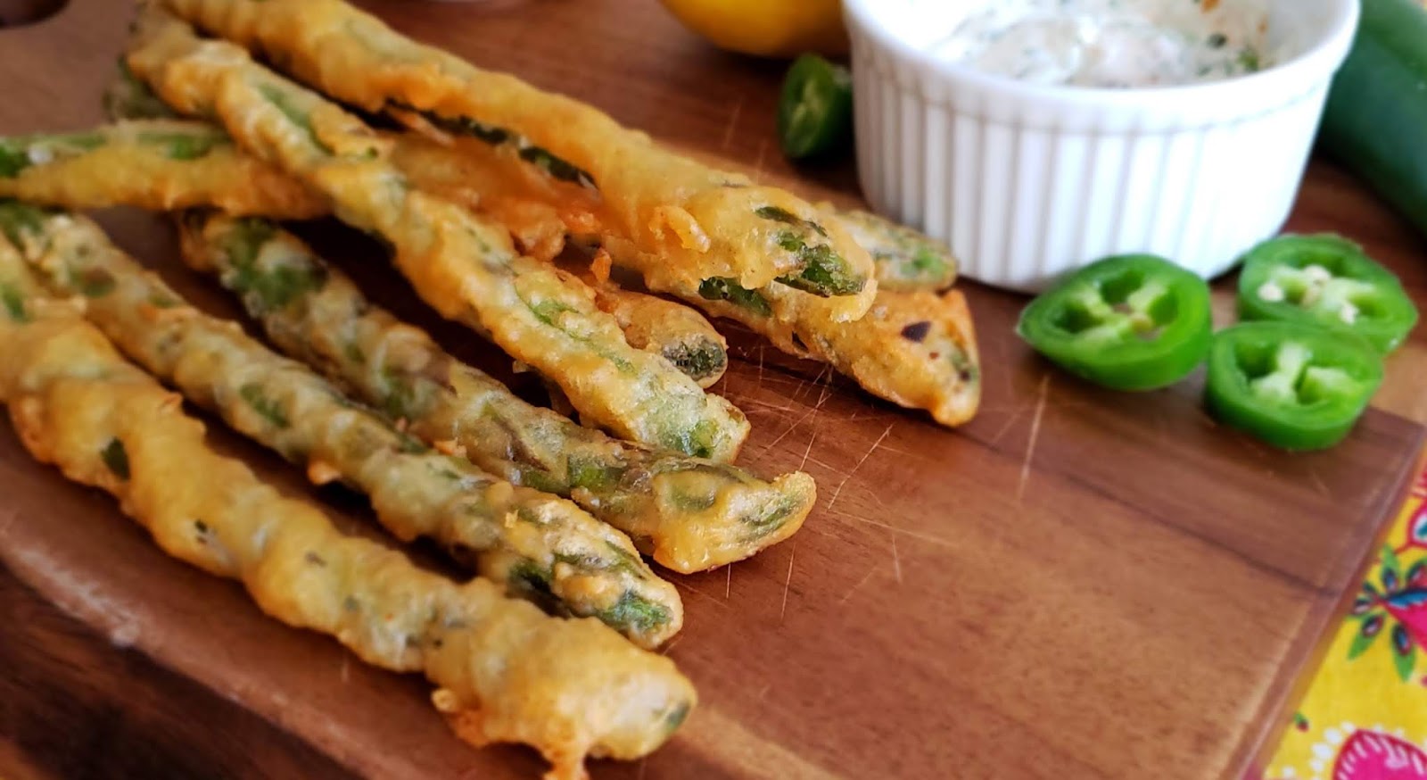 Susan's SavourIt! Beer Battered Asparagus and Grilled Asparagus with