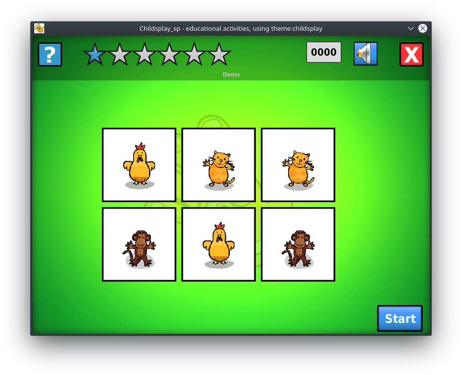 Childsplay, jogos educacionais no GNU/Linux