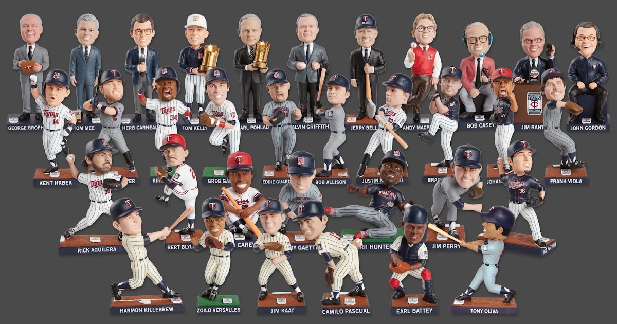The Bobble Hunter Minnesota Twins Hall of Fame Bobblehead Set