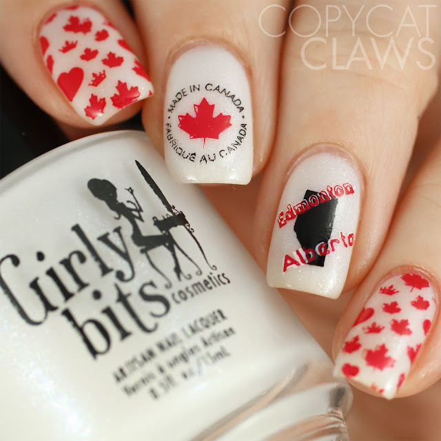 Canada nail Art