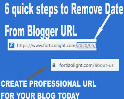 Remove Date From Blogger URL 6 Quick Steps To Remove Date From Blog URL