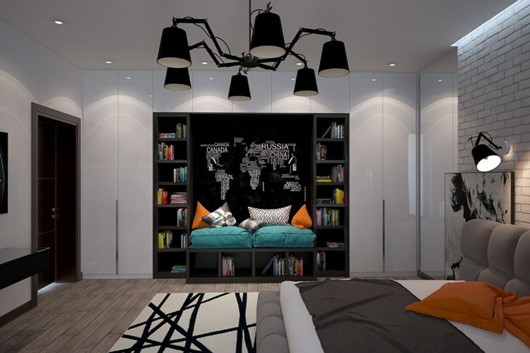 Dormitorios Modernos para Chicos Adolescentes - Ideas para decorar