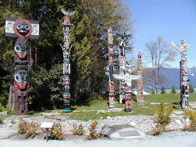 totem column collections in Ketchikan, Alaska totem column collections in Ketchikan, Alaska