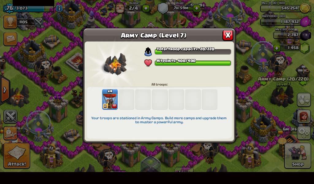 Clash Of Clans X Bow Cost