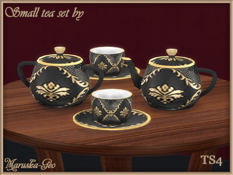 Sims 4 CC's The Best Tea Set by Maruskageo