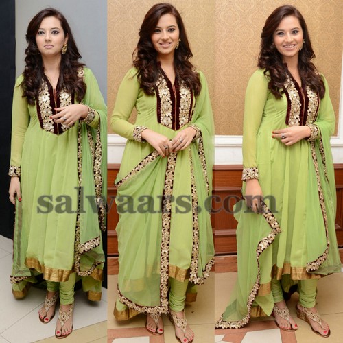 Isha Chawla in Designer Salwar - Indian Dresses